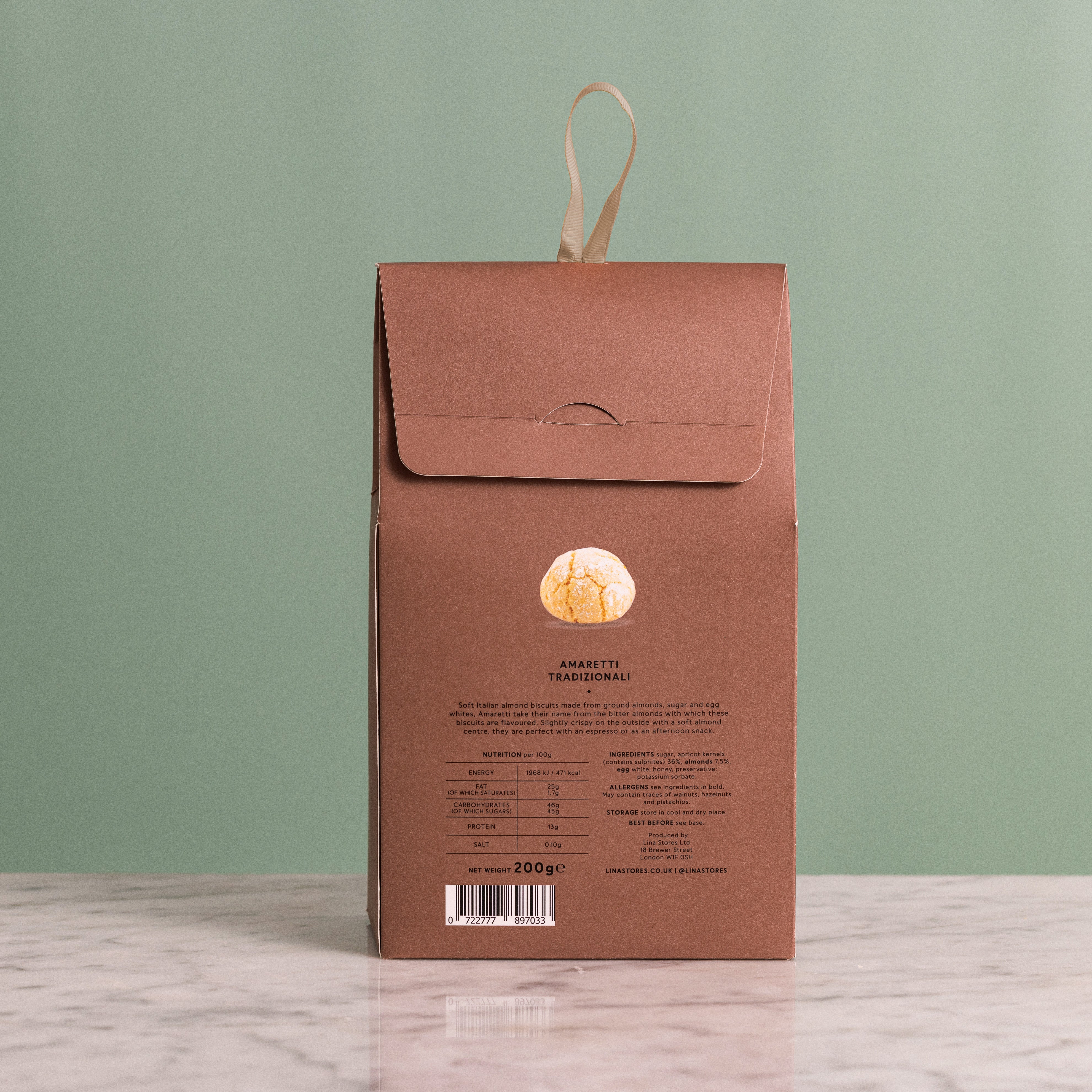 Amaretti Biscuits, Lina Stores, 200g - Image 3