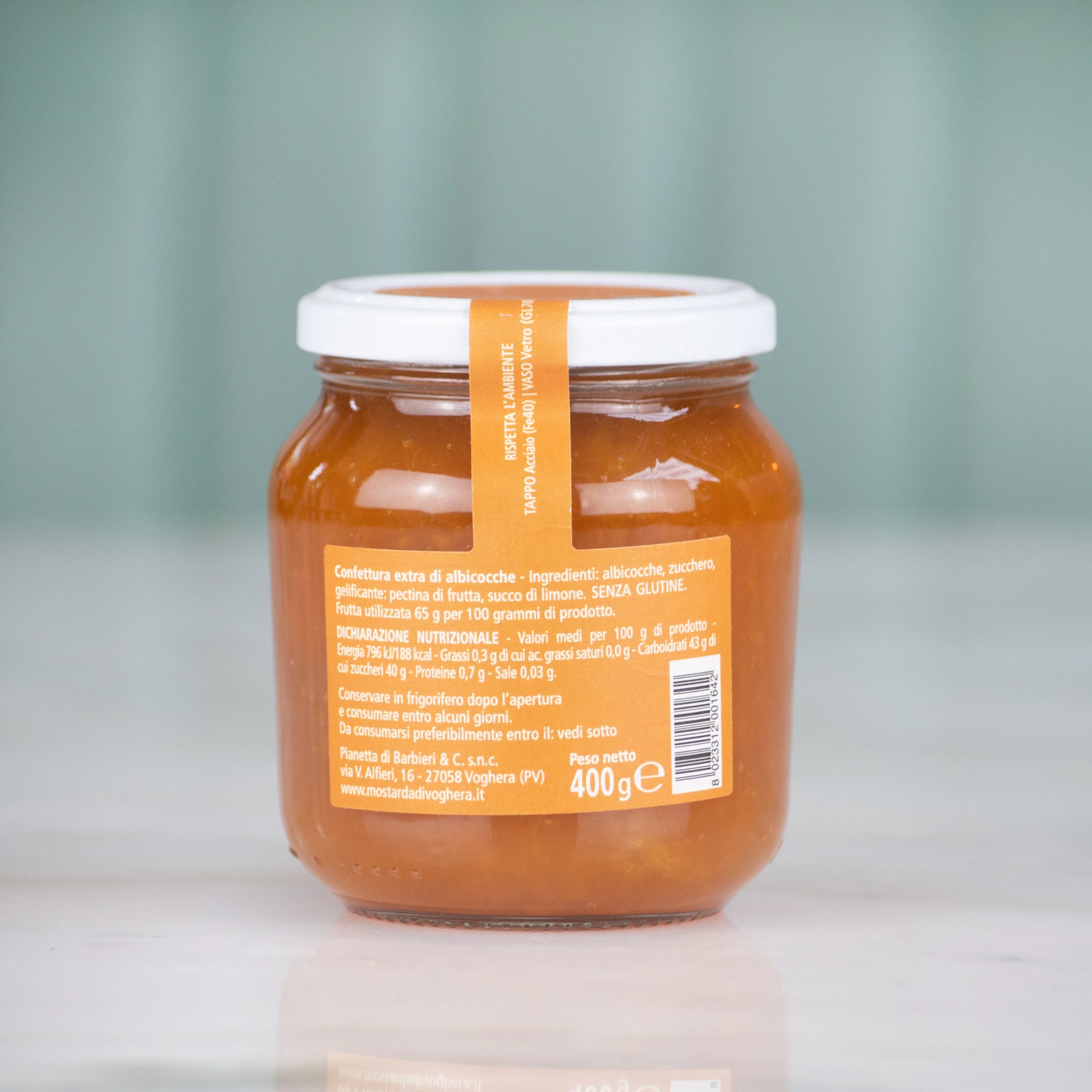 Apricot Jam, Barbieri, 340g - Image 2