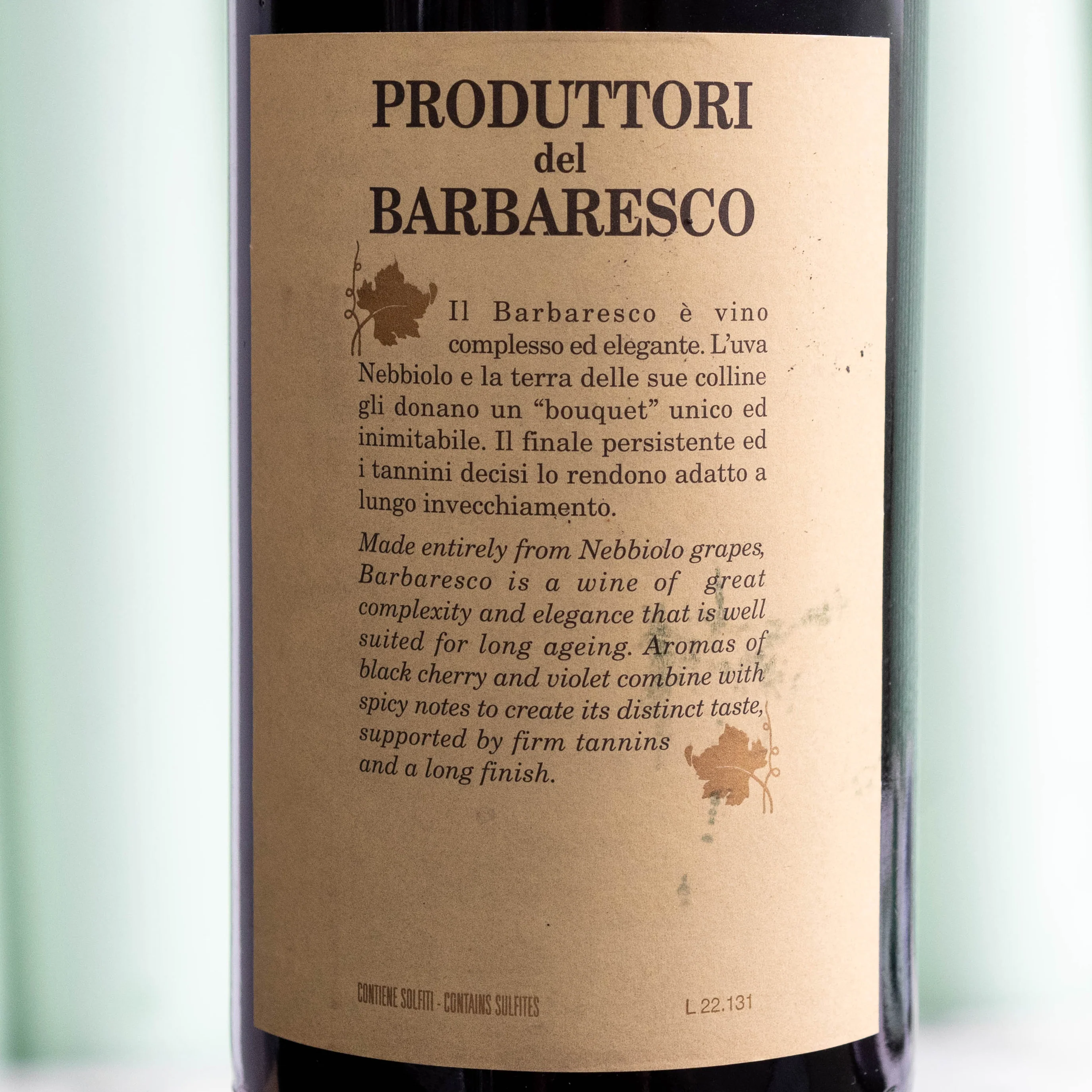 Barbaresco, Produttori del Barbaresco, Piemonte, 2019, 750ml - Image 3