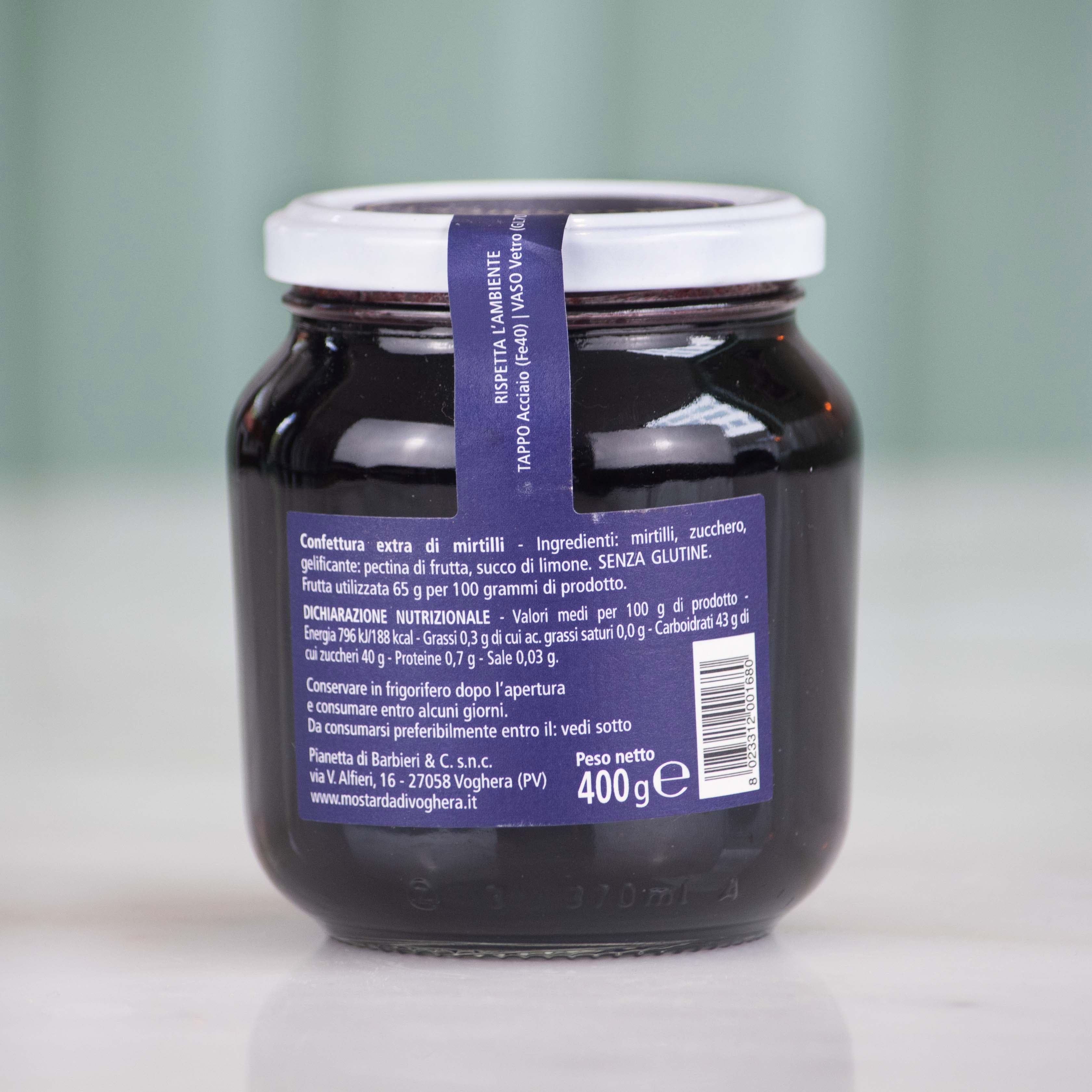 Blueberry Jam, Barbieri, 340g - Image 2