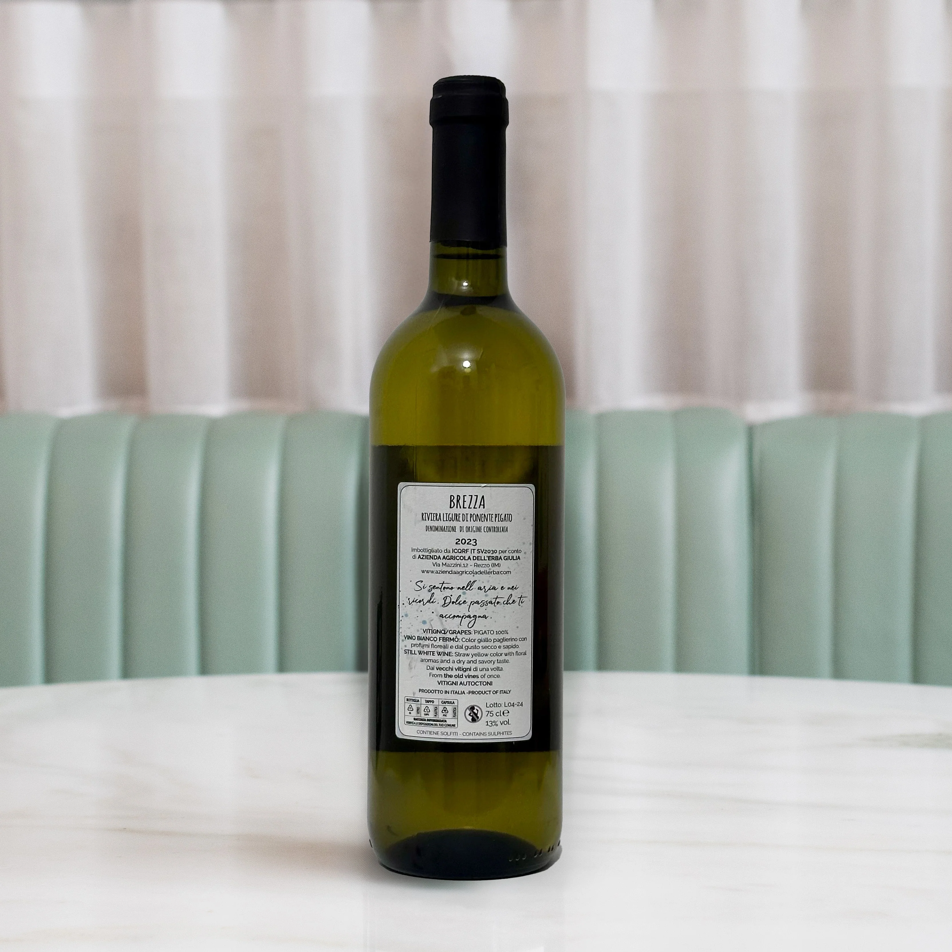 Brezza, Dell'Erba, Liguria, 2023, 750ml - Image 2