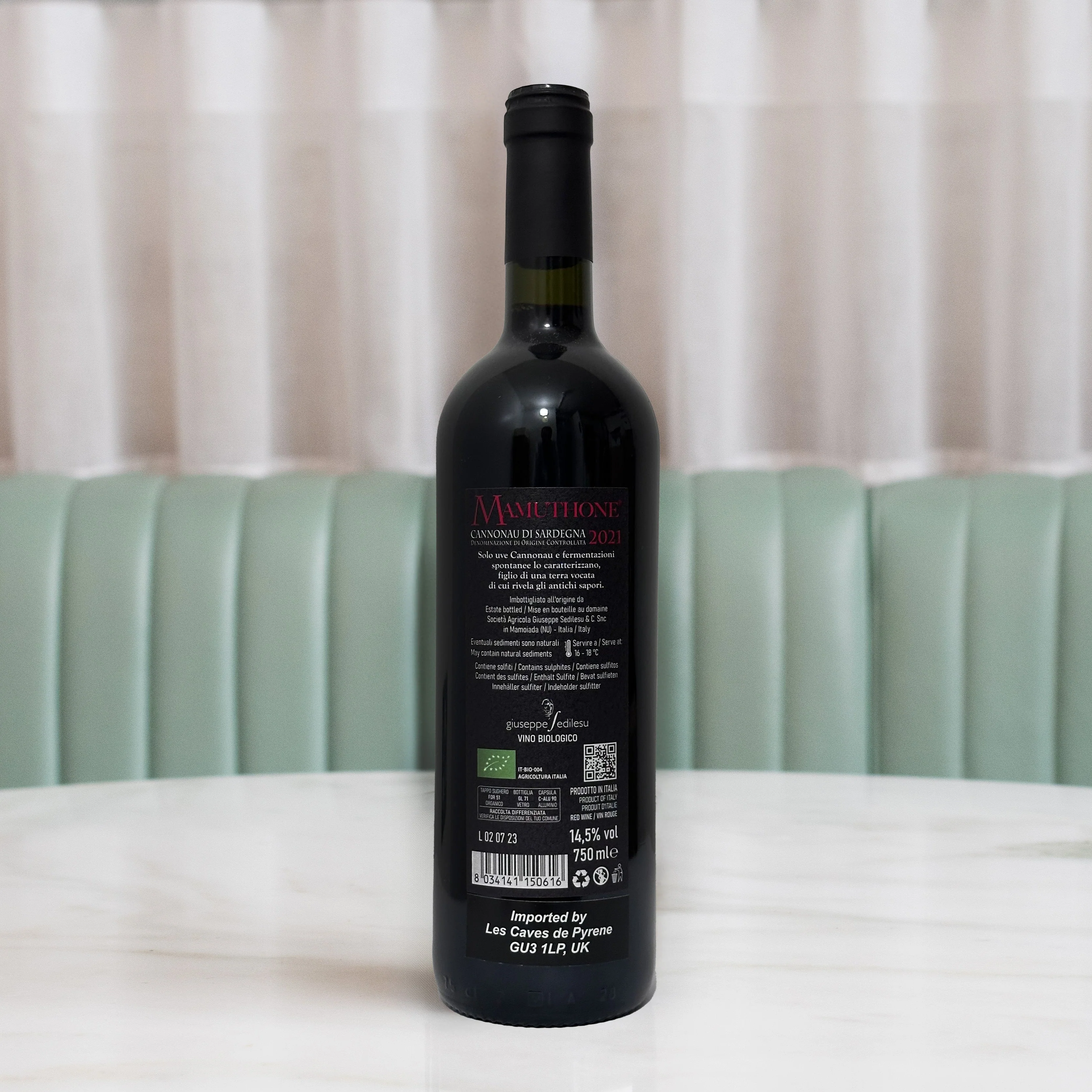 Mamuthone, Giuseppe Sedilesu, Sardegna, 2021, 750ml - Image 2