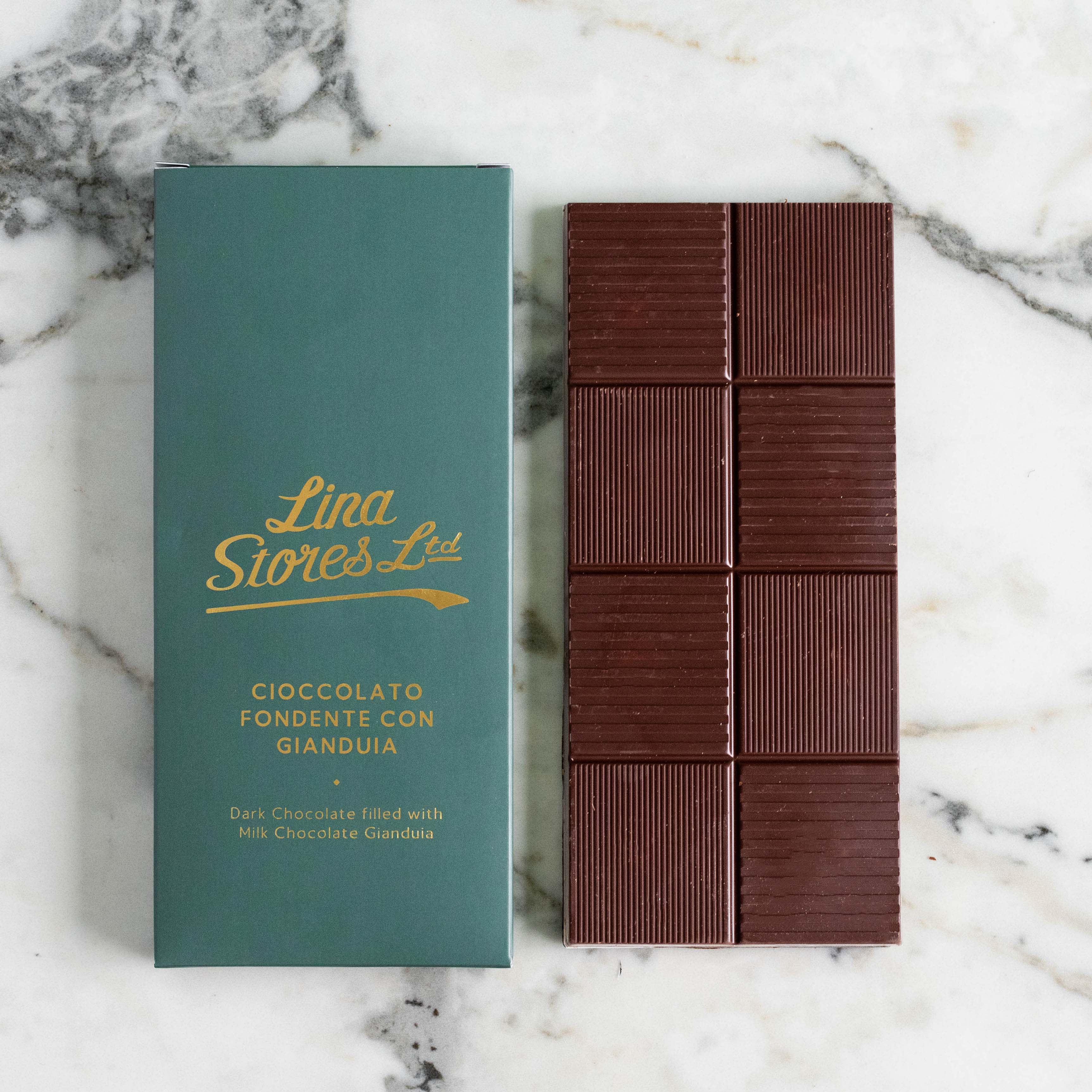 Dark Chocolate with Milk Chocolate Gianduia, Lina Stores, 100g - Image 3