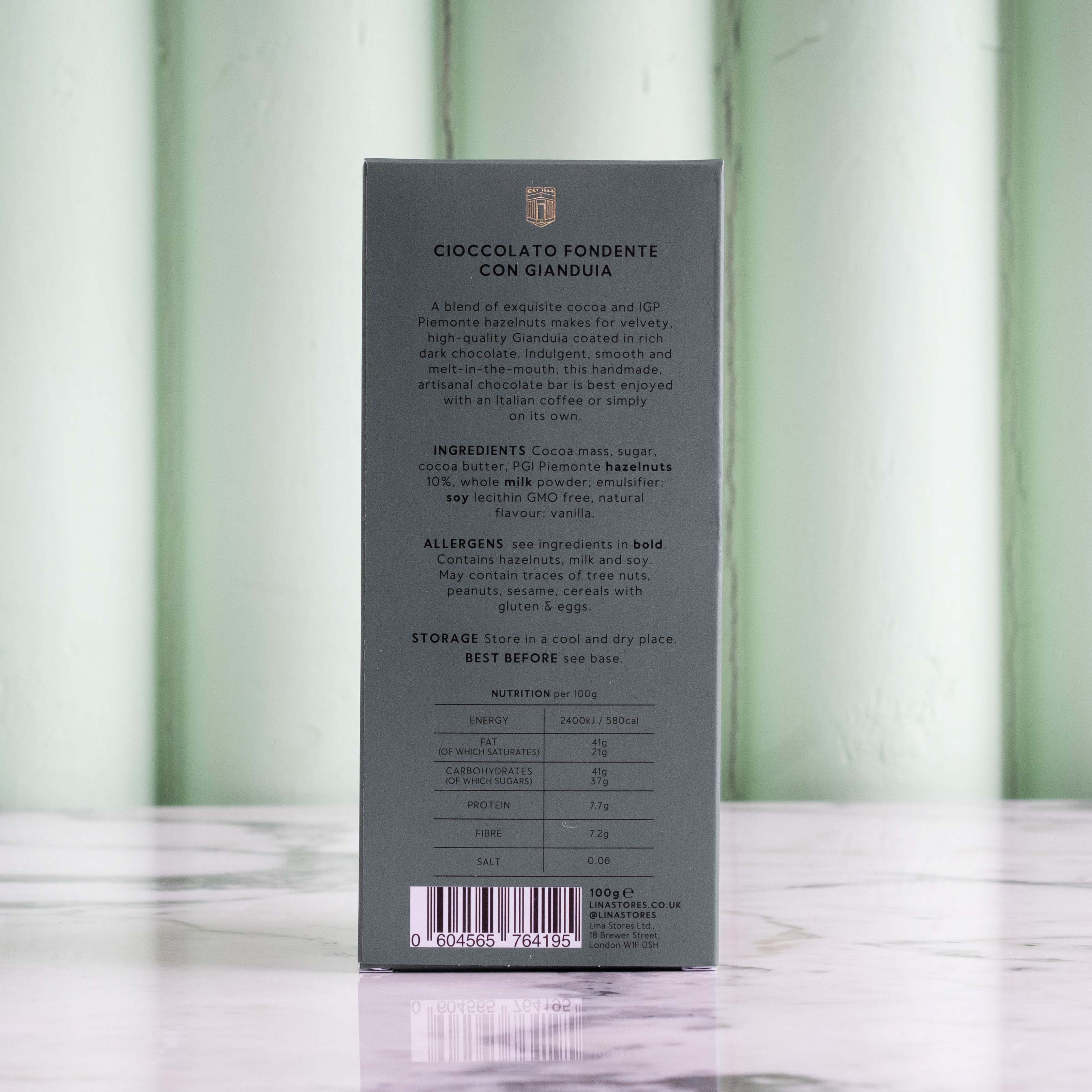 Dark Chocolate with Milk Chocolate Gianduia, Lina Stores, 100g - Image 4