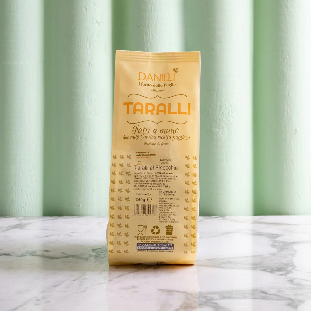 Handmade Fennel Taralli, Il Forno delle Puglie, 240g - Image 2