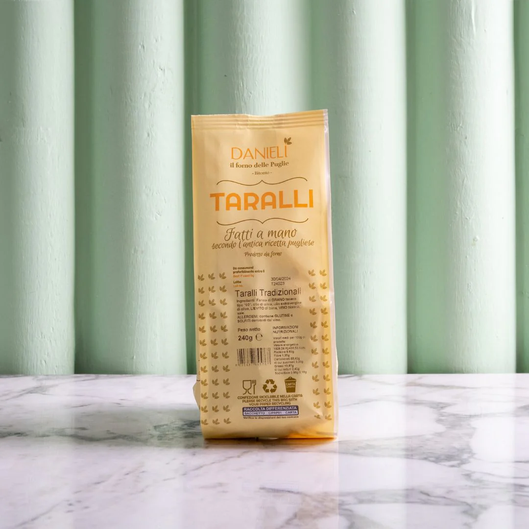 Handmade Traditional Taralli, Il Forno delle Puglie, 240g - Image 2