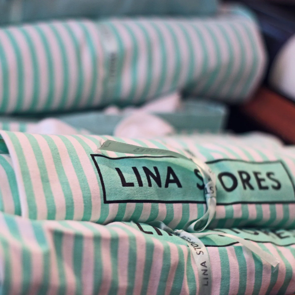 Striped Apron, Lina Stores - Image 2