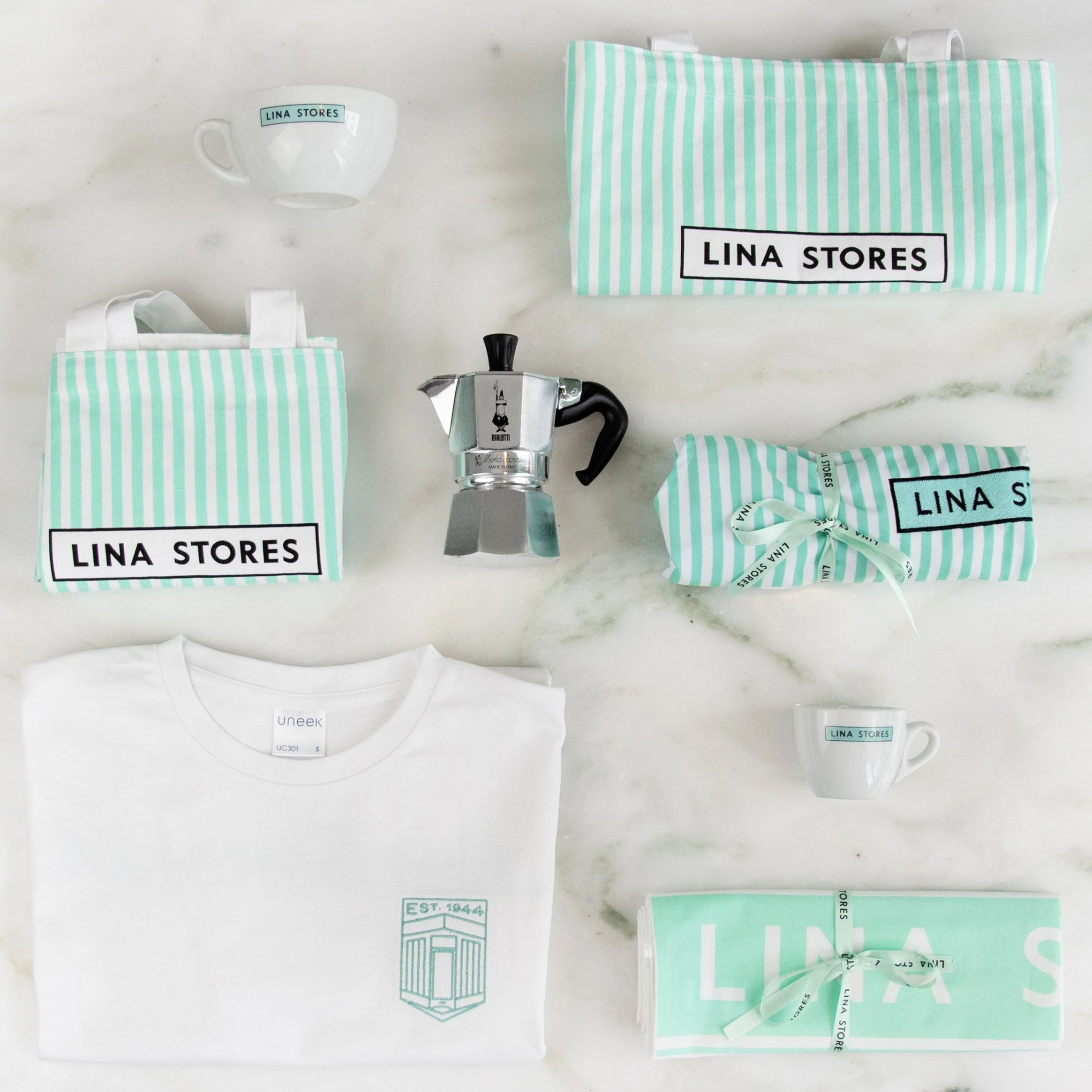 Striped Apron, Lina Stores - Image 3