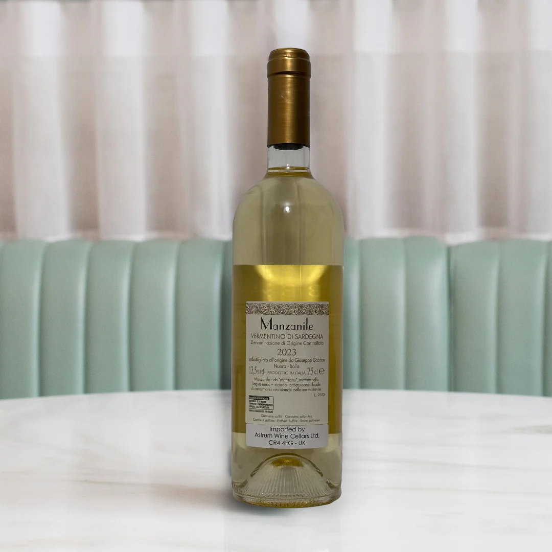Manzanile Vermentino, Gabbas, Sardegna, 2023, 750ml - Image 2