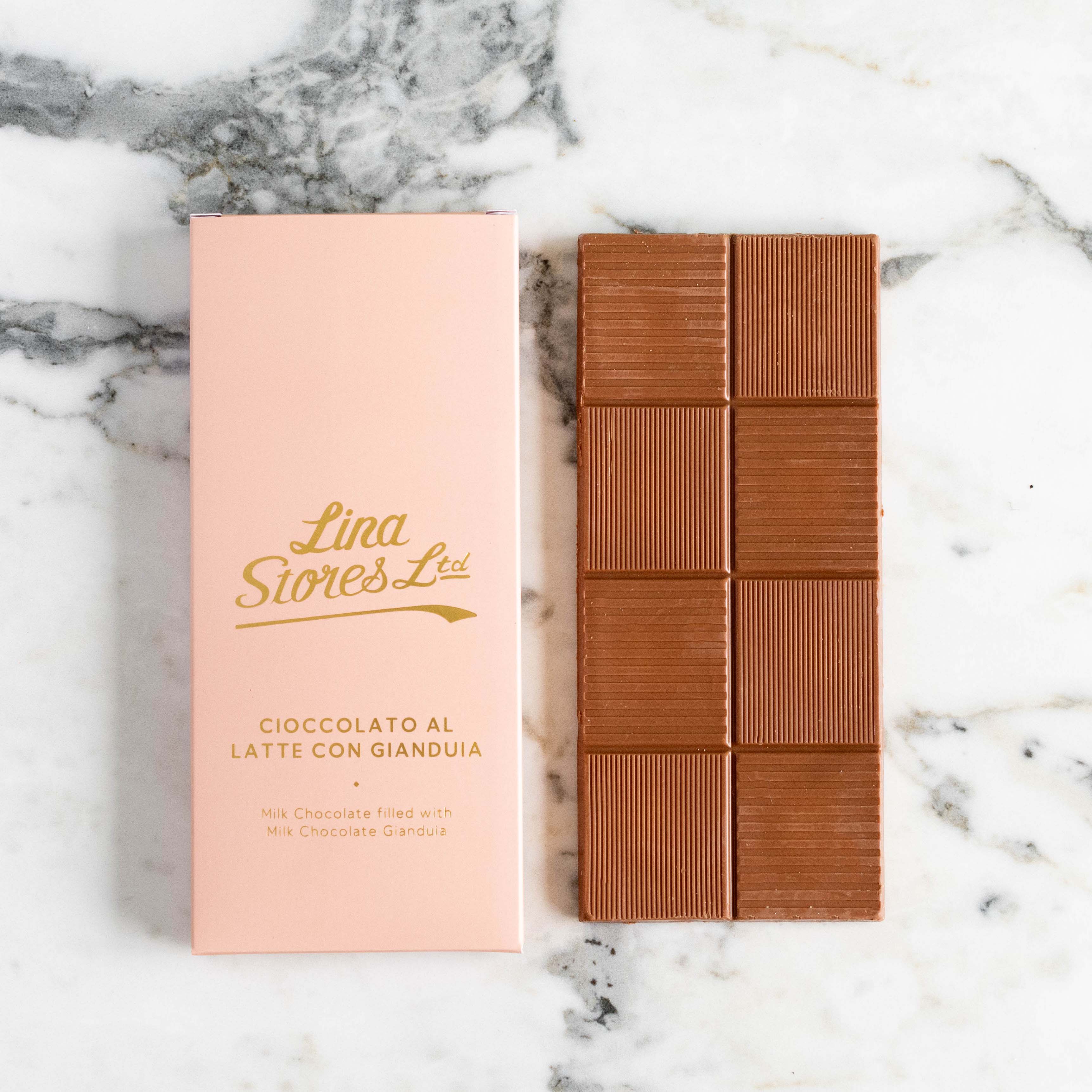 Milk Chocolate with Milk Gianduia, Lina Stores, 100g - Image 3