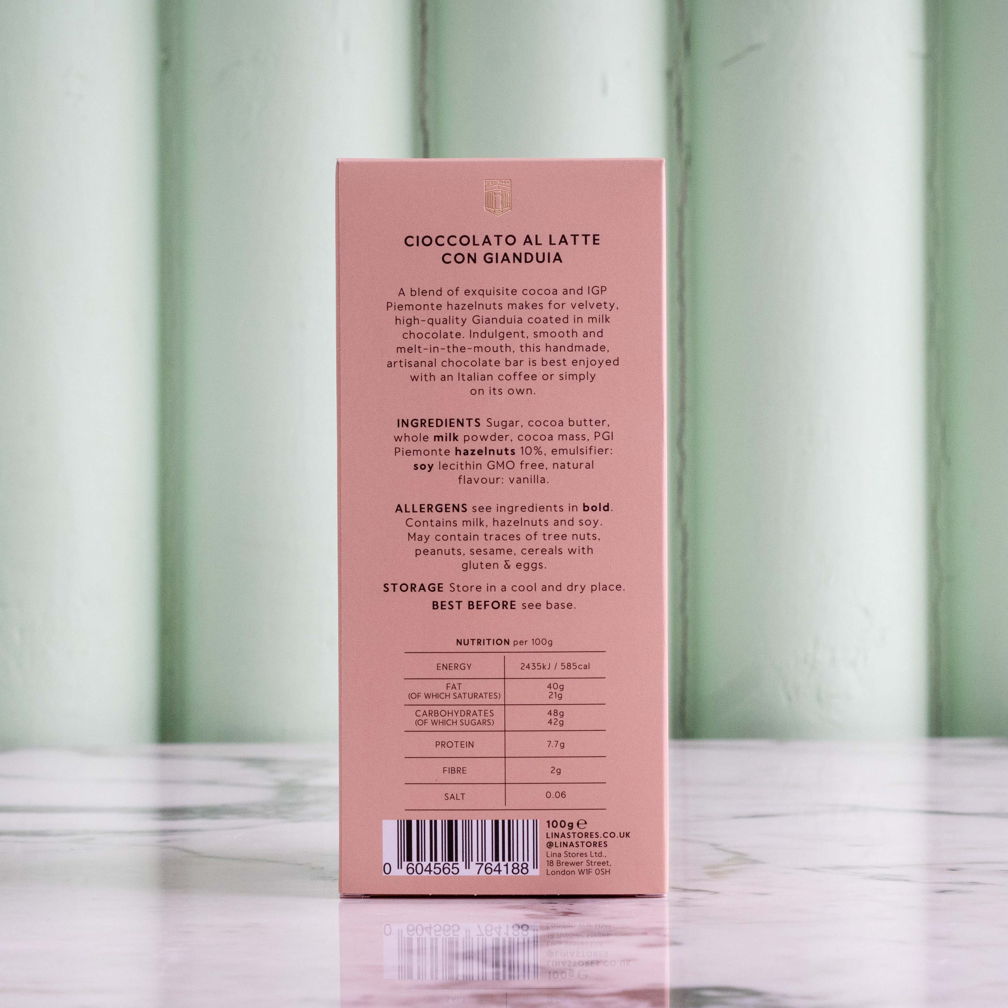Milk Chocolate with Milk Gianduia, Lina Stores, 100g - Image 4