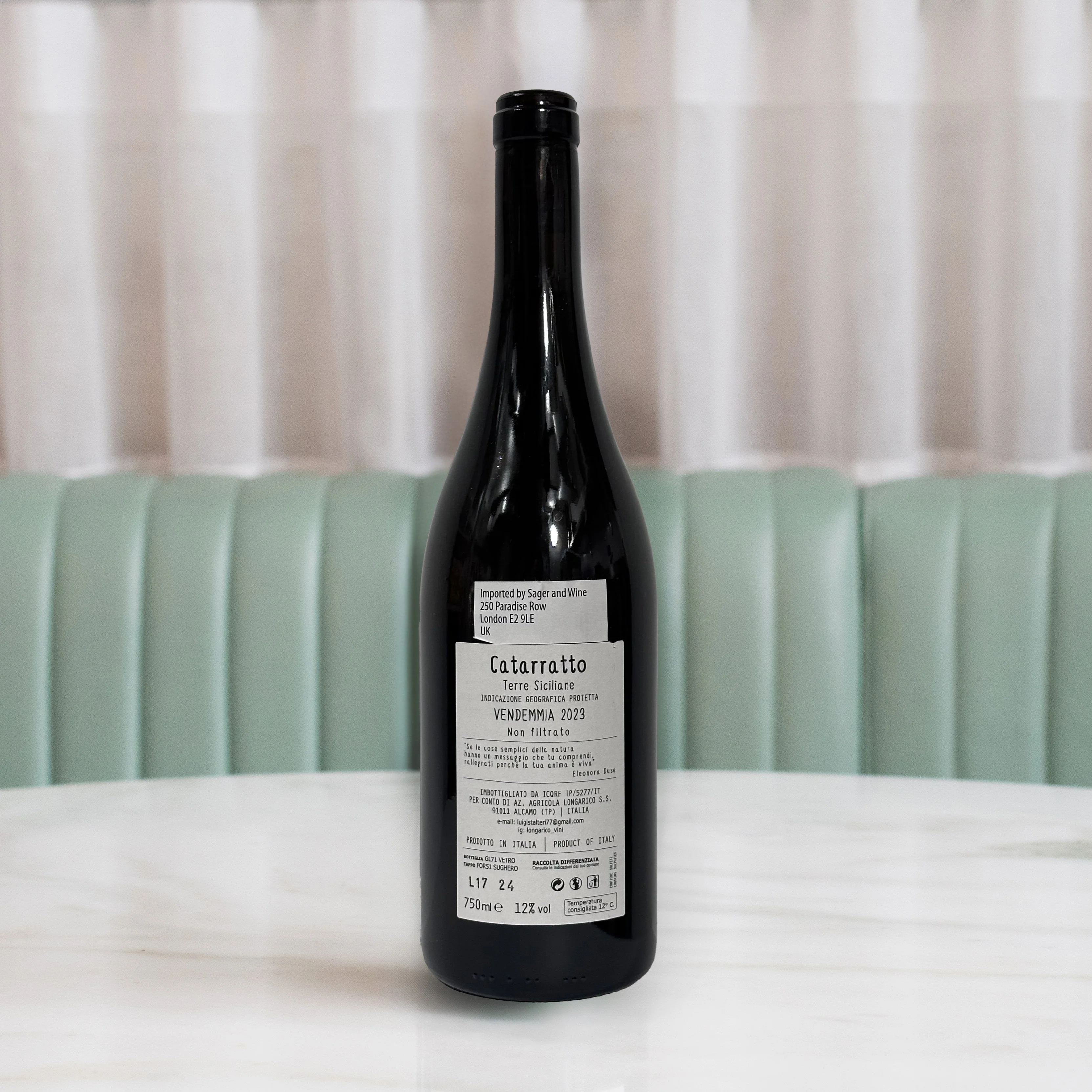 Nostrale, Longarico, Sicilia, 2023, 750ml - Image 2
