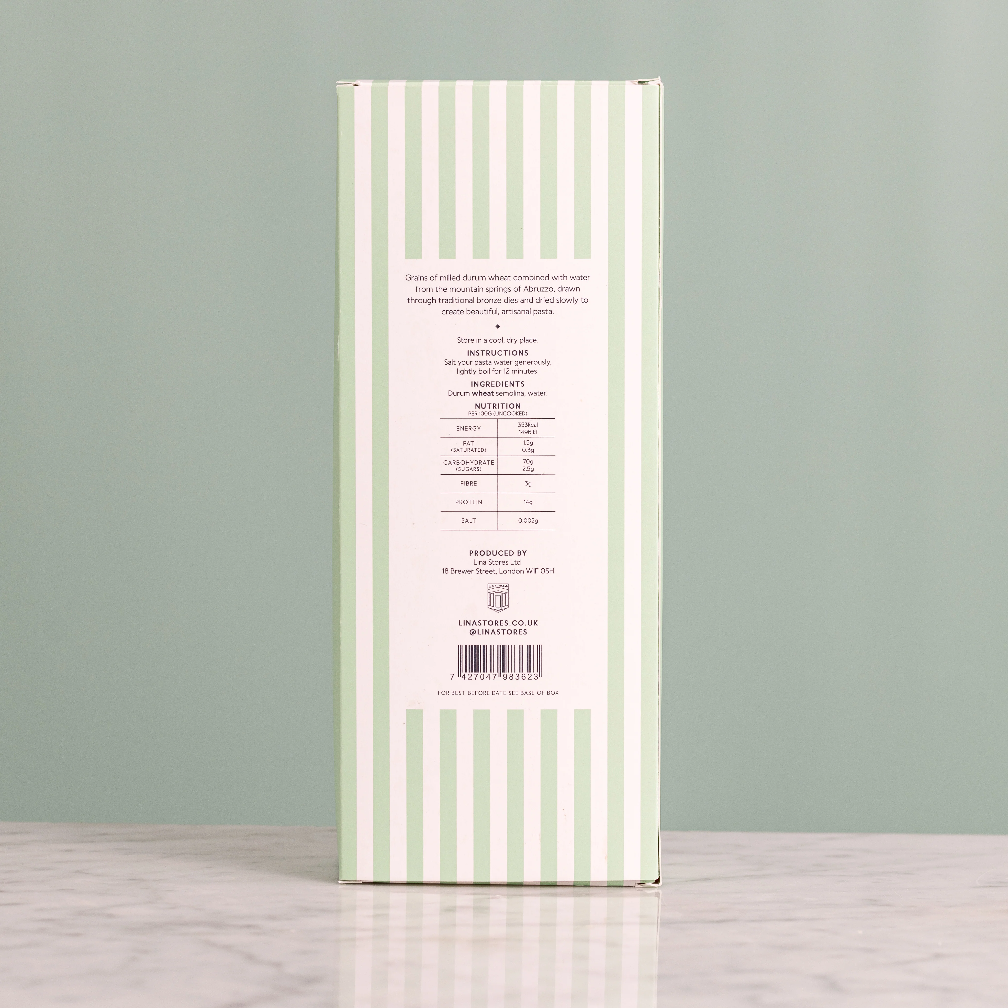 Rigatoni, Lina Stores Pasta, 500g - Image 3