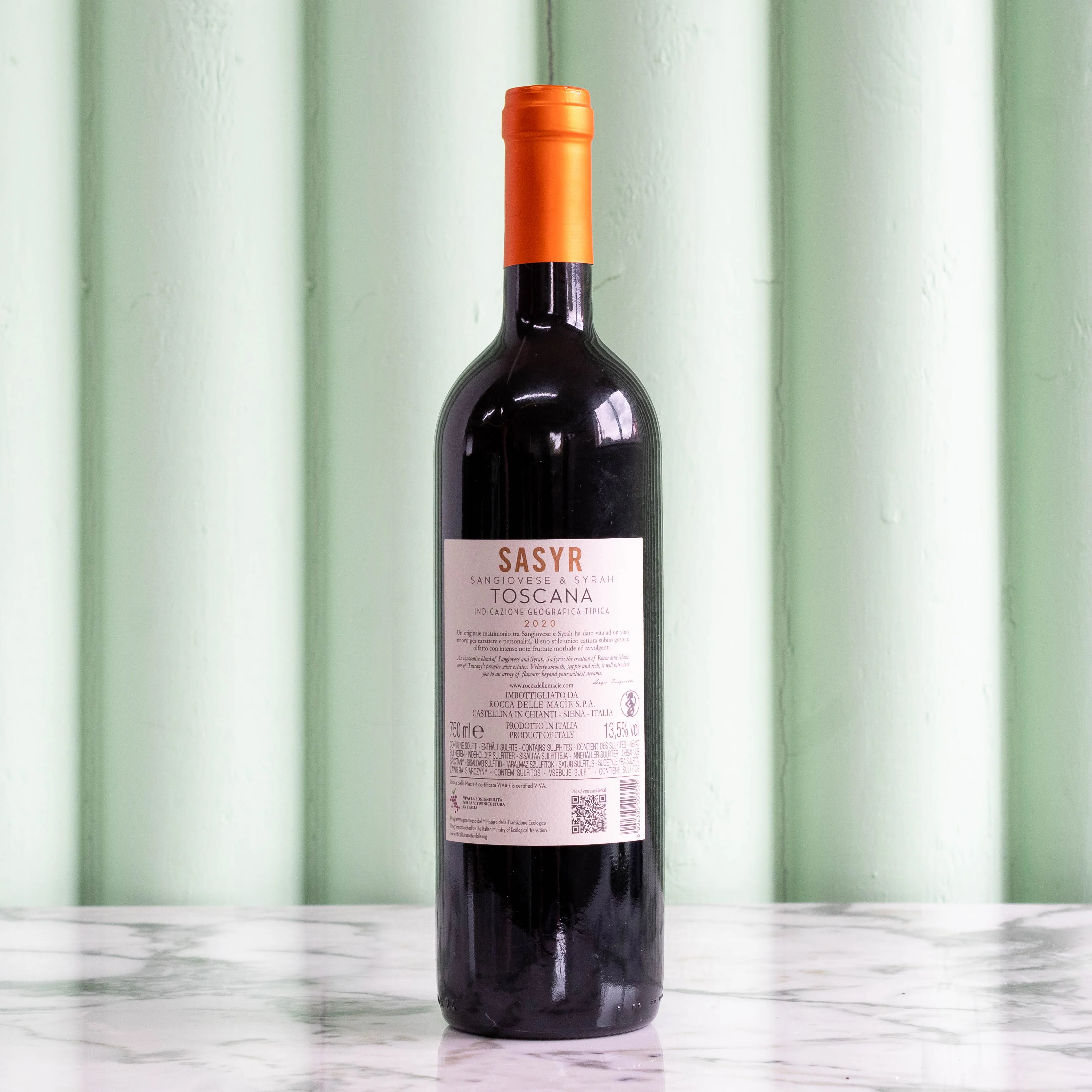 Sangiovese/Syrah "Sasyr", Rocca delle Macie, Toscana, 750ml - Image 2