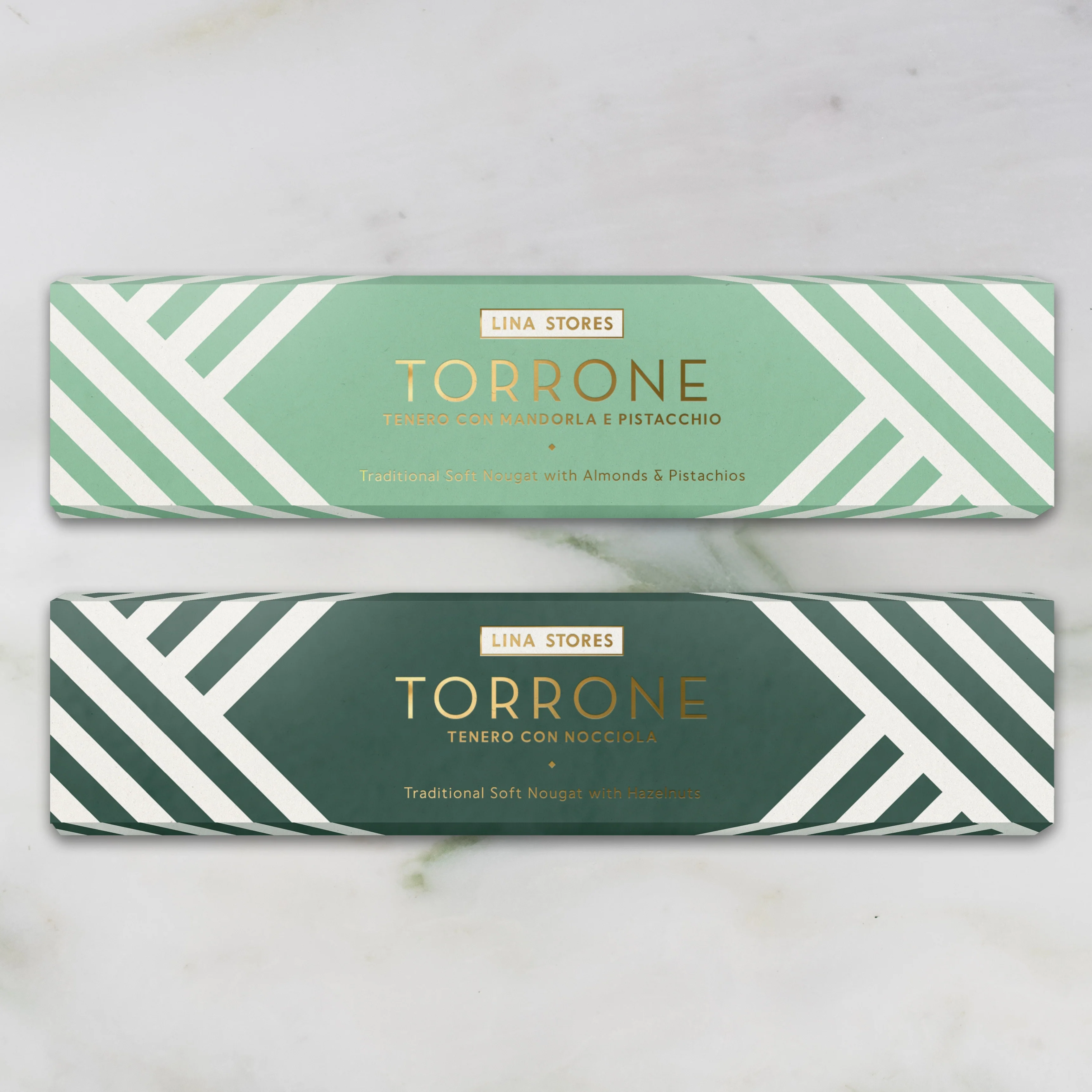 Traditional Soft Torrone with Almonds & Pistachios, Lina Stores, 200g - Image 2