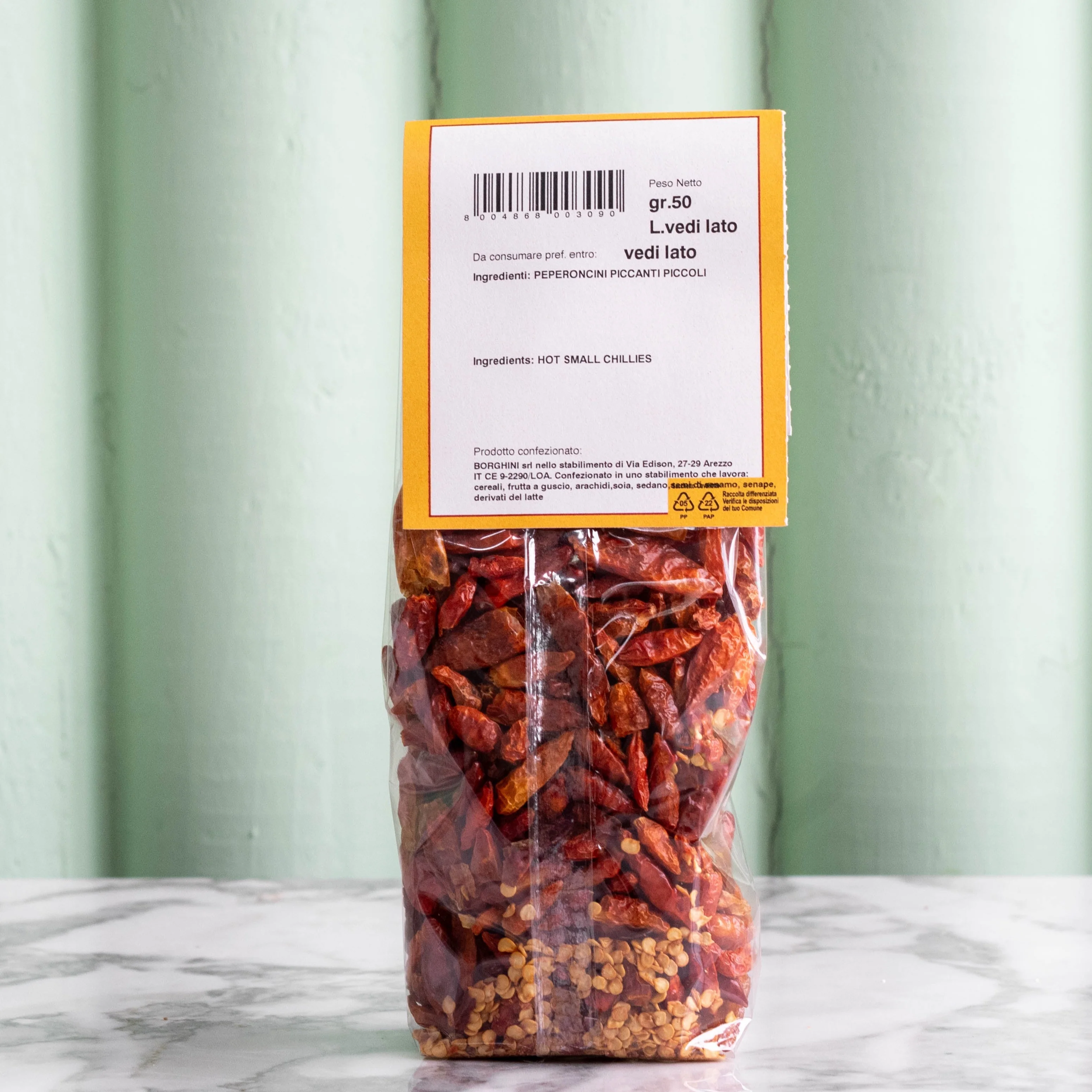 Whole Chillis, Delizie D'Italia, 50g - Image 2